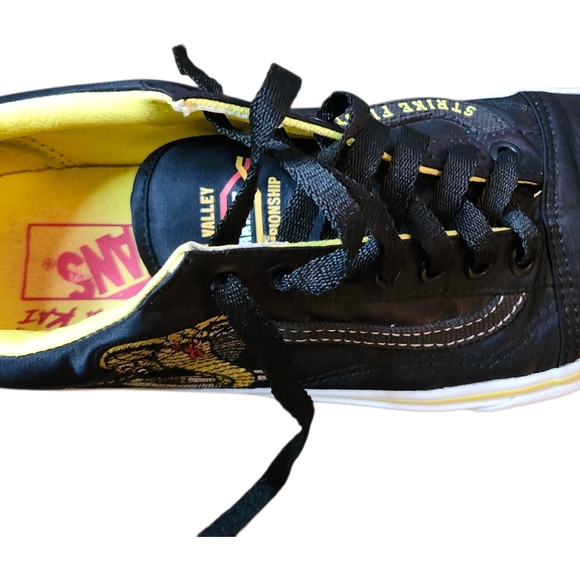 Strike First Black and Yellow Men's Shoes - Picture 7 of 10